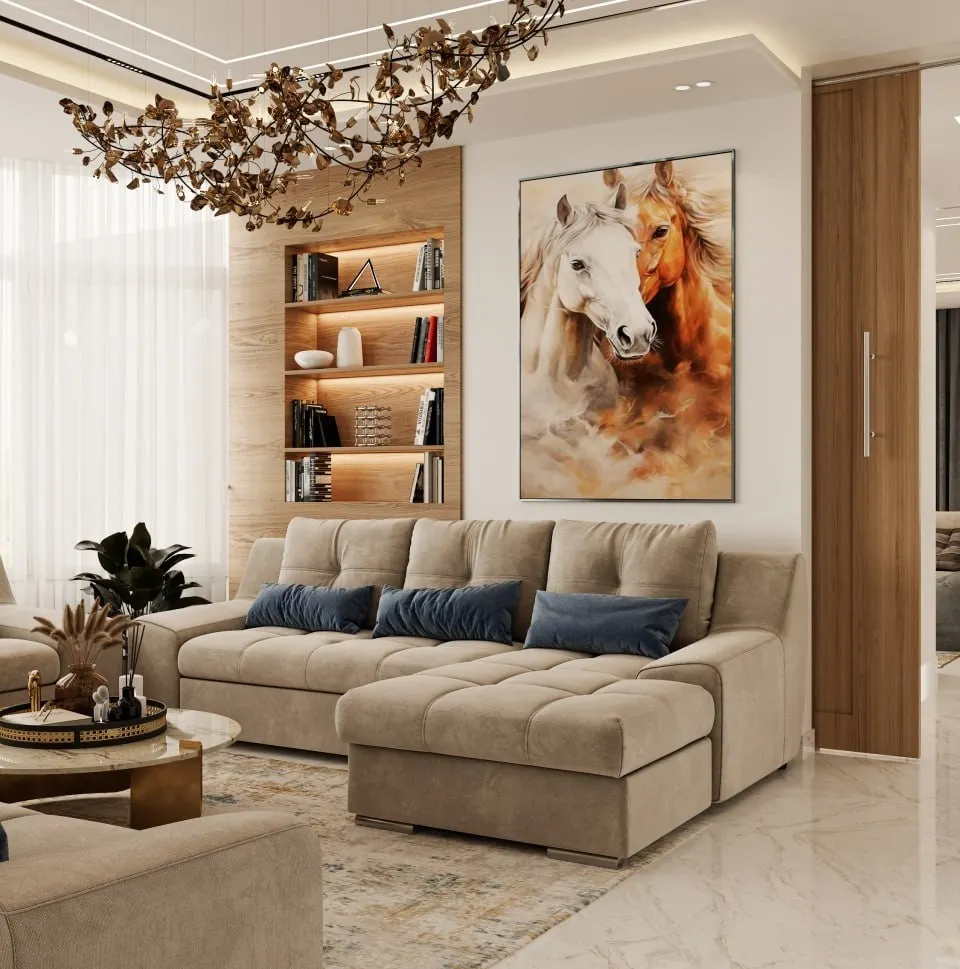 تصميم ثلاثي الابعاد مودرن 