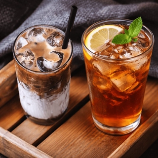 Ice Coffee + Ice Tea