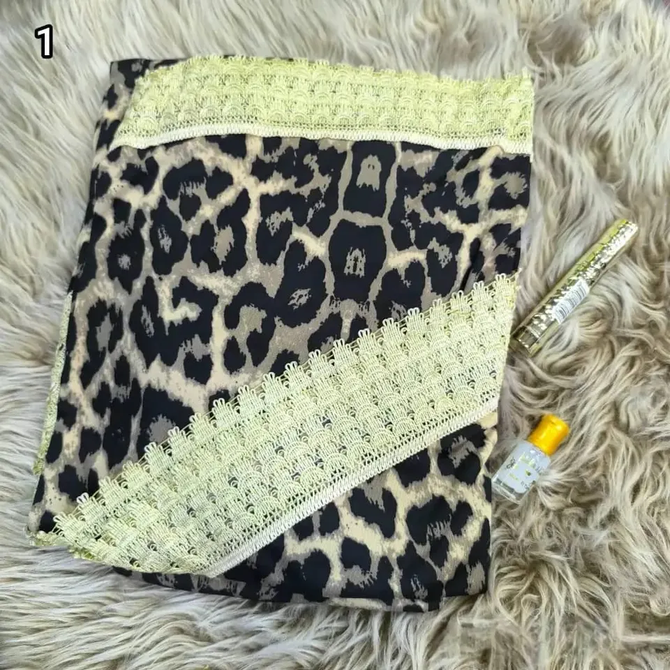 طقم صلاة كلفة جلد النمر📿🕌