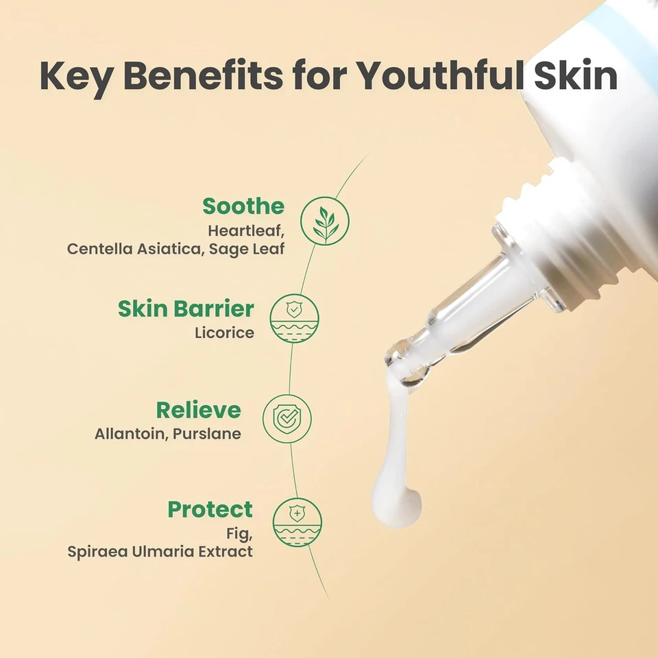 AXIS-Y Heartleaf My Type Calming Cream 60ml - Soothing, Redness Relief & Long Lasting Moisture Dewy Skin Daily Face Lotion - Vegan Korean Skin Care Moisturizer Face Cream