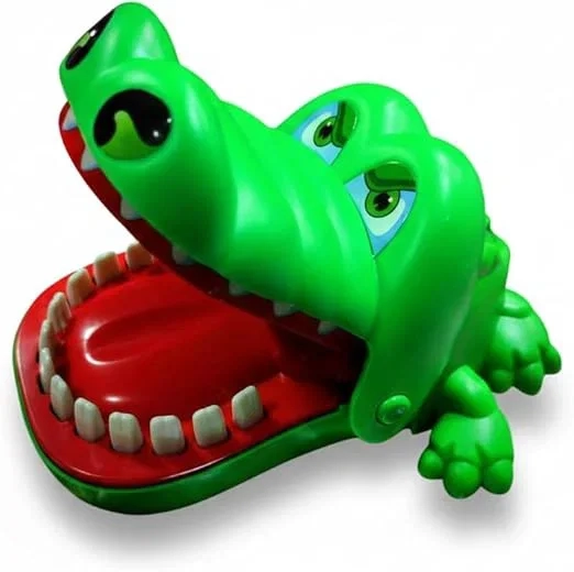 Crocodile Toy for Kids – A fun finger-biting game, a group challenge, made of safe plastic, a perfect gift, 