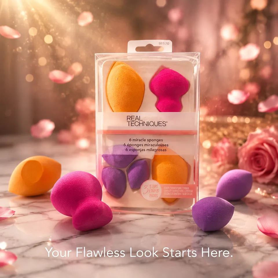 Real Techniques 6 Miracle Sponges Set