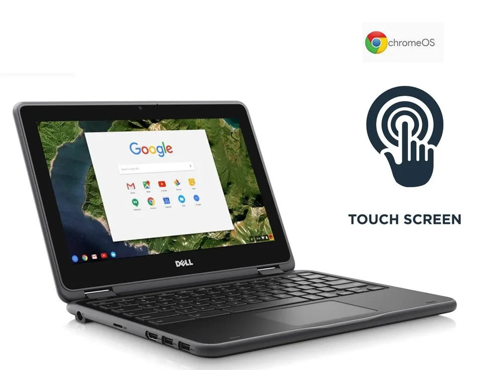 Dell Chromebook Intel Celeron Touch Screen (180ْ)