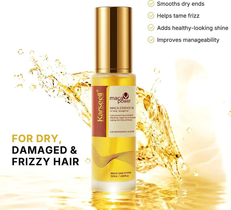 Karseell Hair Oil 50ml | Argan Oil with Botanical Extracts, Coconut Scent