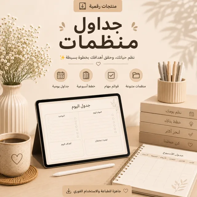 جداول - منظمات
