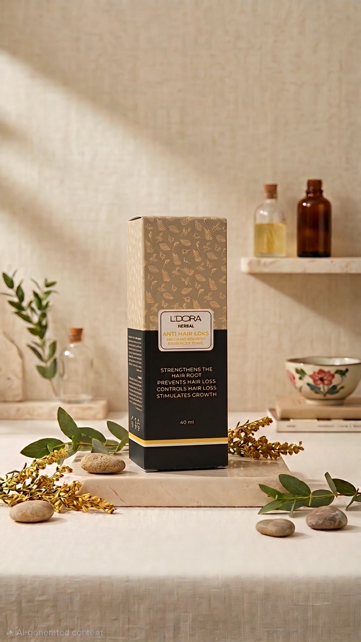 تونيك بالأعشاب مقوي و مضاد لتساقط الشعر من لدورا - L'DORA Anti Hair loss AND Hair Growth Enhancer Tonic
