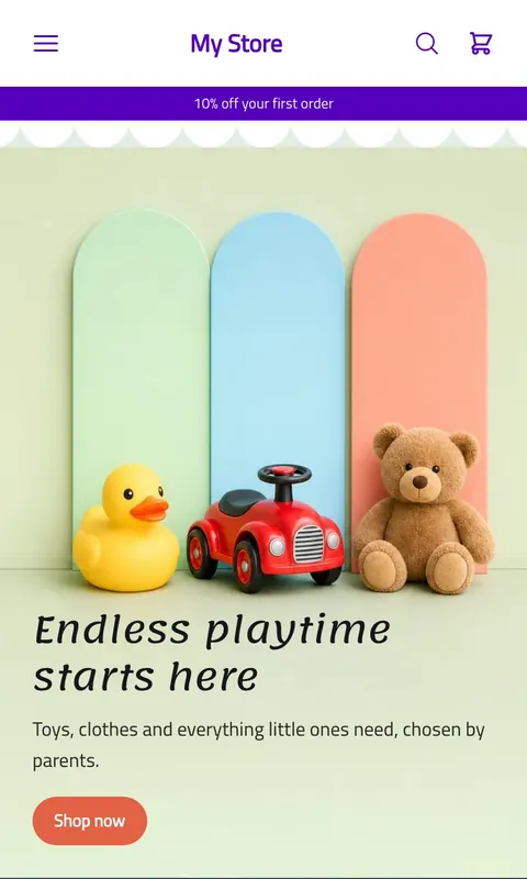 Shaqawa - Baby & Kids store template
