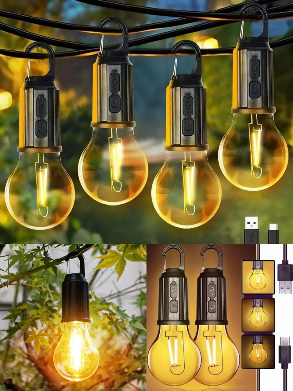 مصباح معلق للتخييم