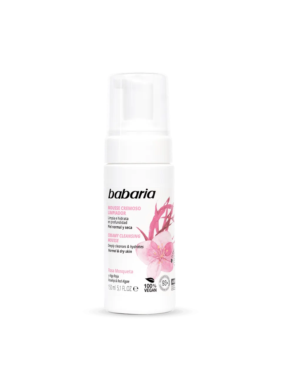 باباريا موس كريمي لتنظيف الوجه 150 مل