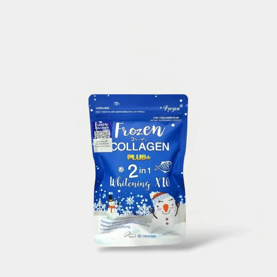 Frozen Collagen 2-in-1 Capsules – Marine Collagen + Antioxidant Blend – 60 Capsules