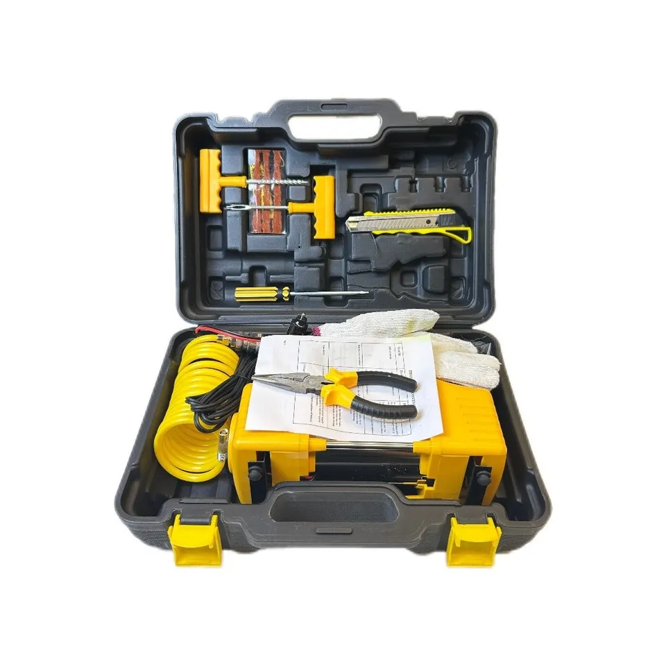 عدة تصليح اطارات و منفاخ هواء