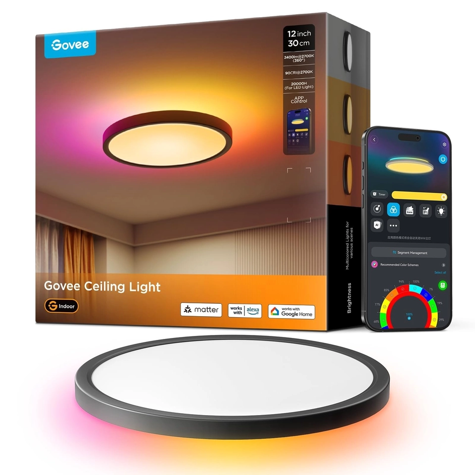 Govee Smart Ceiling Lights Black