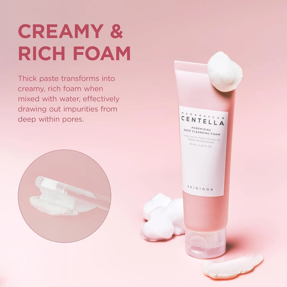 SKIN1004 Madagascar Centella Poremizing Deep Cleansing Foam, 125ml