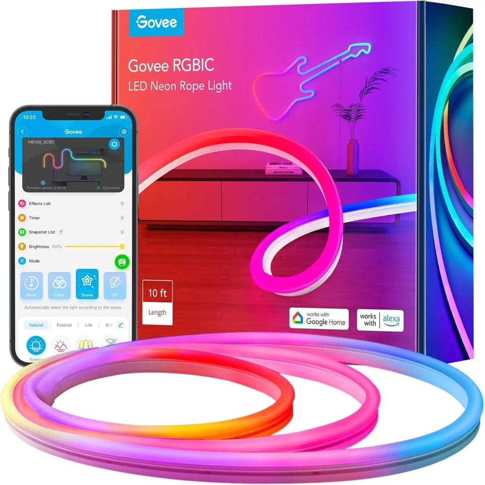 Govee RGBIC LED Neon Rope Light