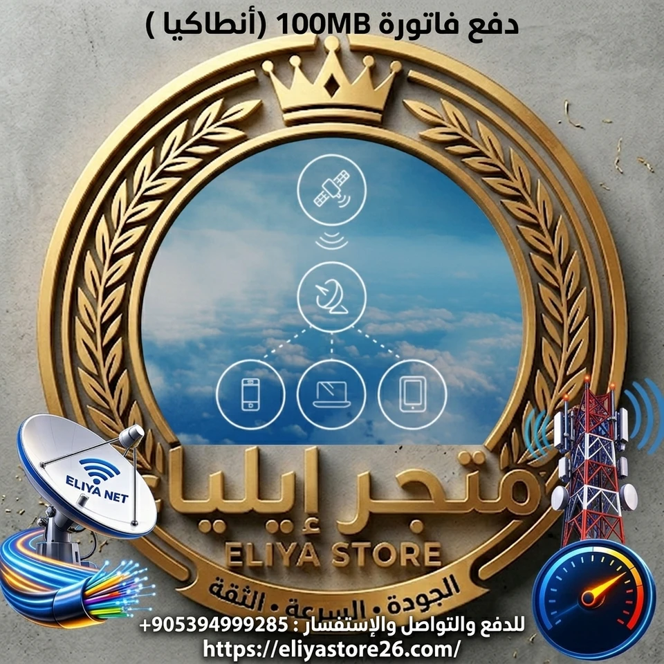فاتورة 100Mbps ( تركيا / أنطاكيا)