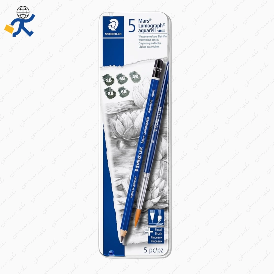 سيت تدرجات رصاص ستدلر 5 قلم 100 A G6