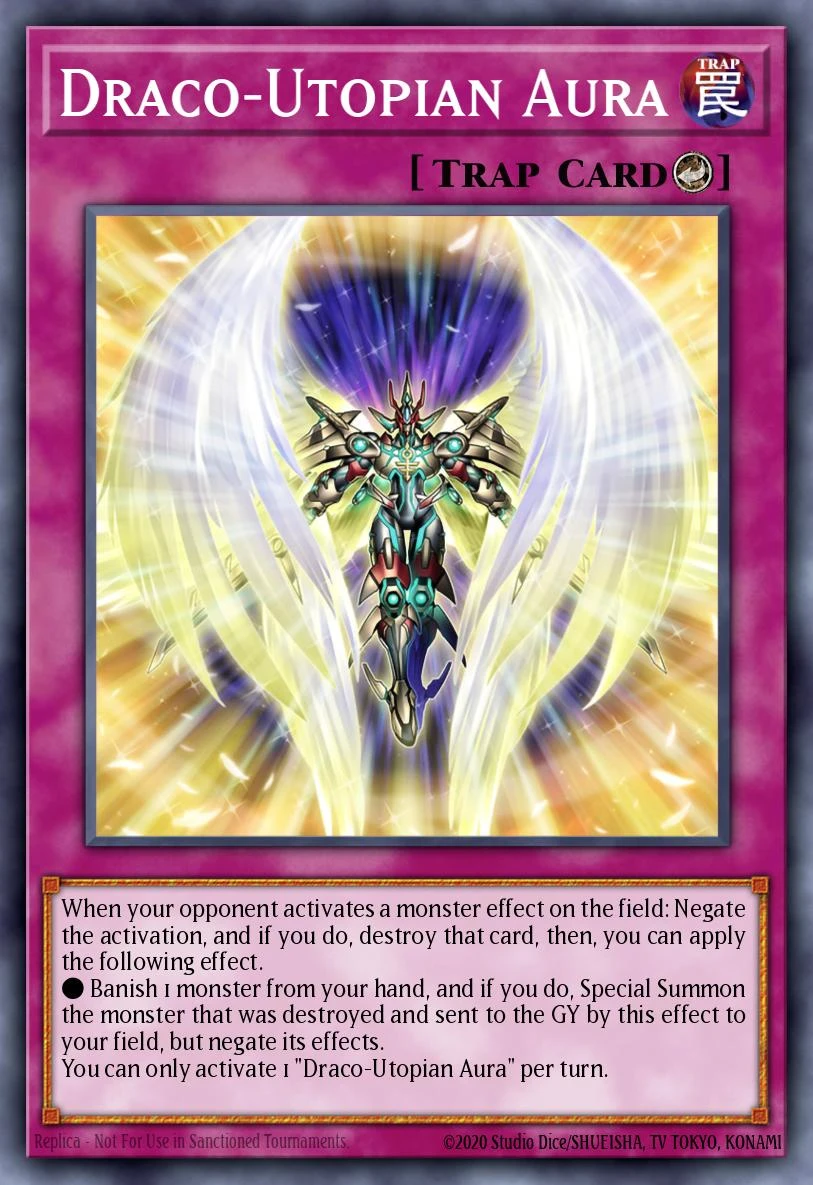 Draco-Utopian Aura - POTE-EN079 - Secret Rare - 1st Edition