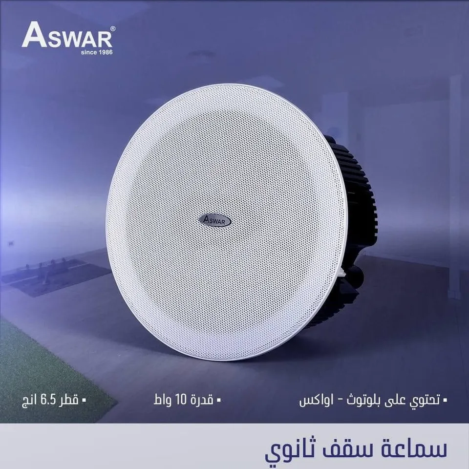 سماعة بلوتوث سقف ثانوي رئيسية 10 واط AS10W3B
