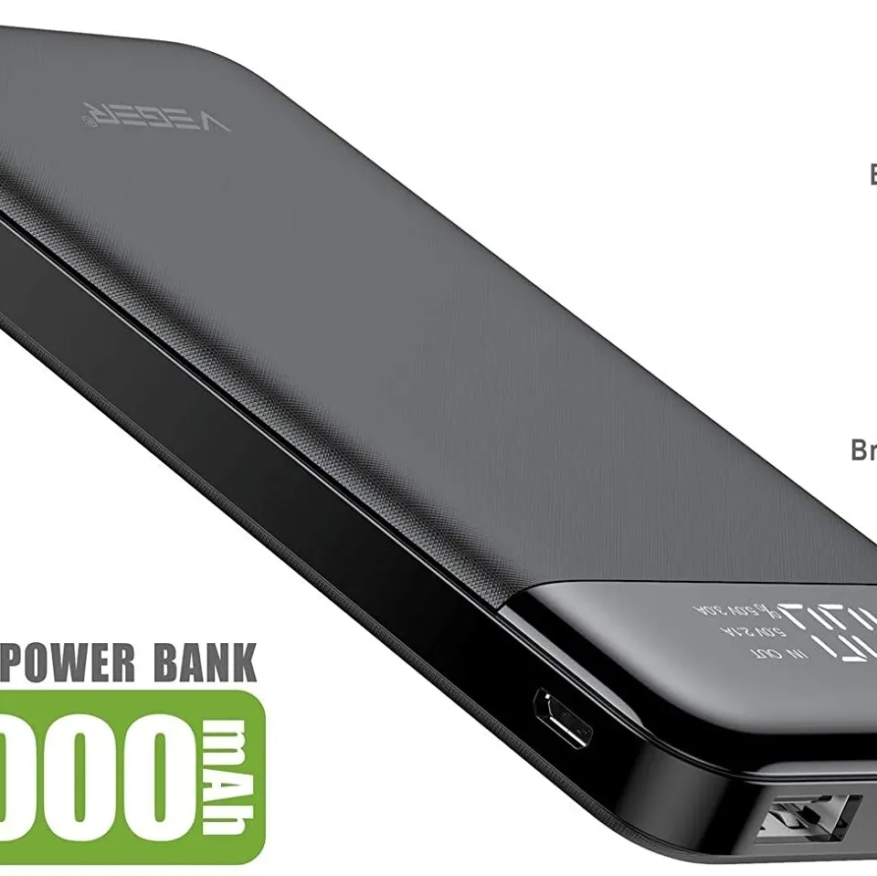 Veger 10000 mAh Power Bank with Display