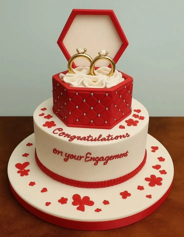 gâteau de fiançailles