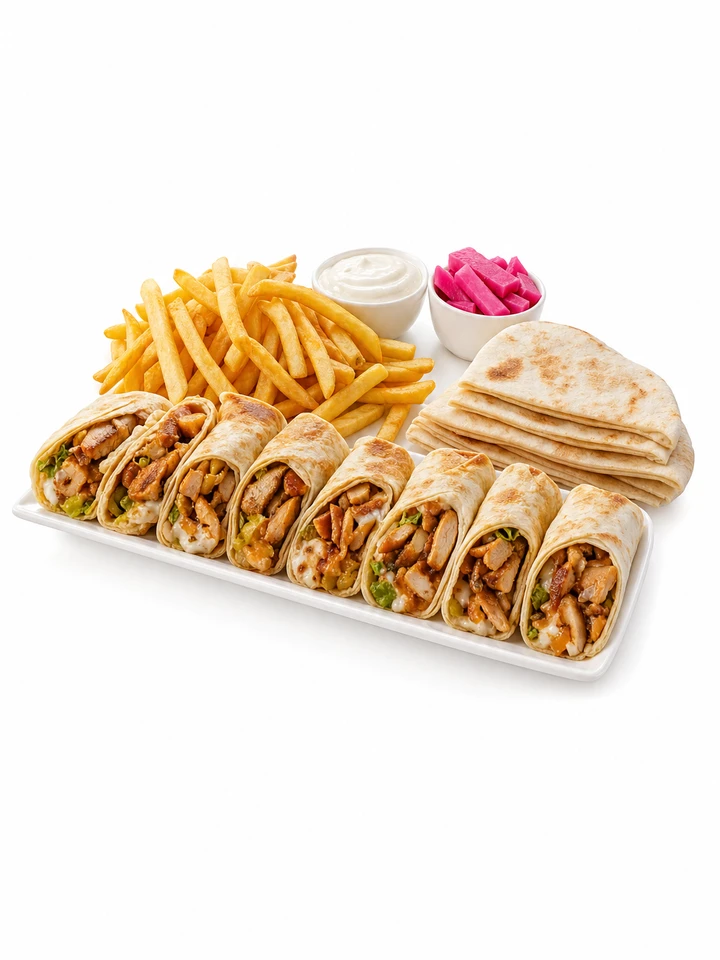 وجبة شاورما عائلية