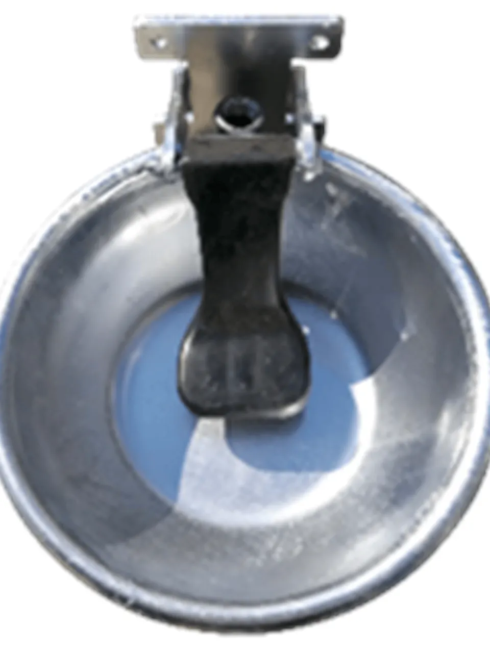 وعاء ماء معدني مجلفن مع لسان