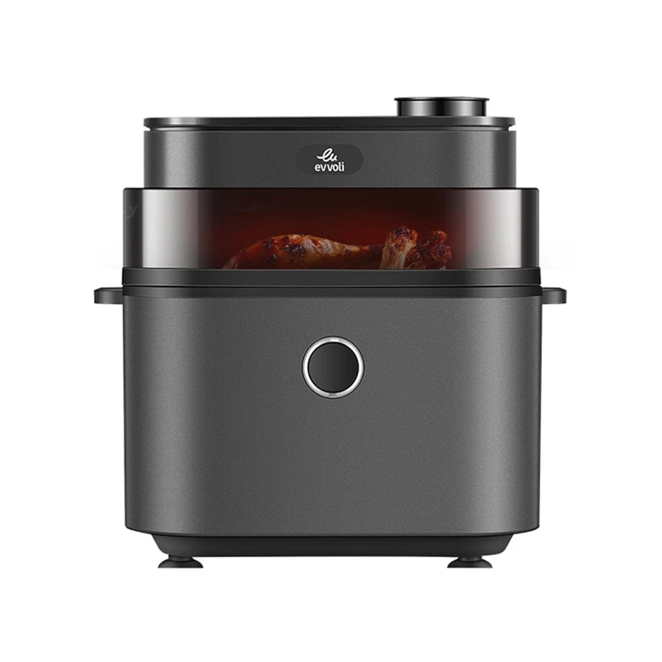 8-liter air fryer, Evvoli brand