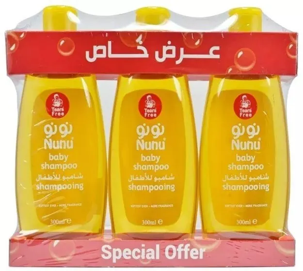 نونو شامبو اطفال 400 مل 3 علب