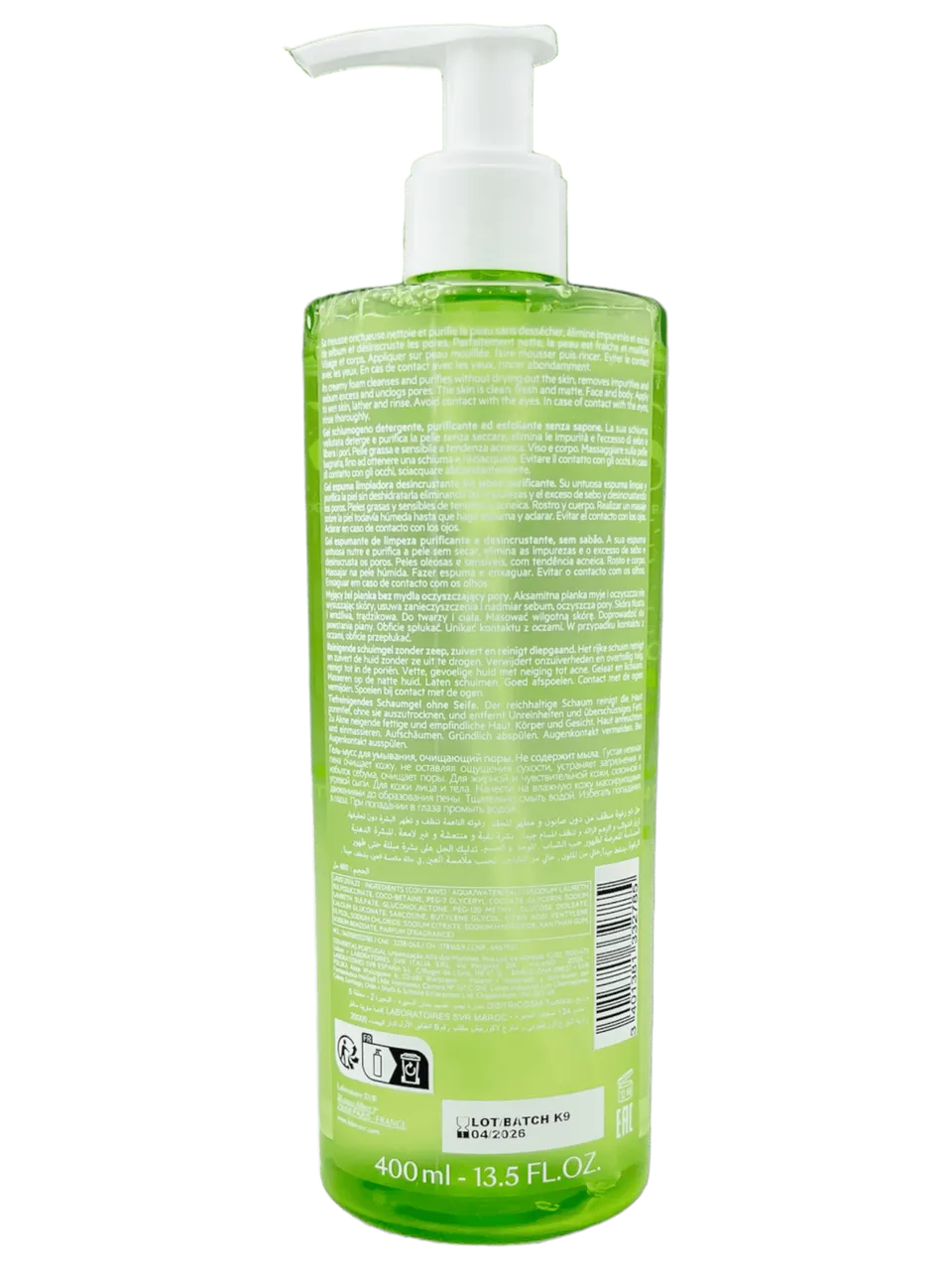 جێڵی پاککەرەوەی بێ سابوونی SVR Sebiaclear