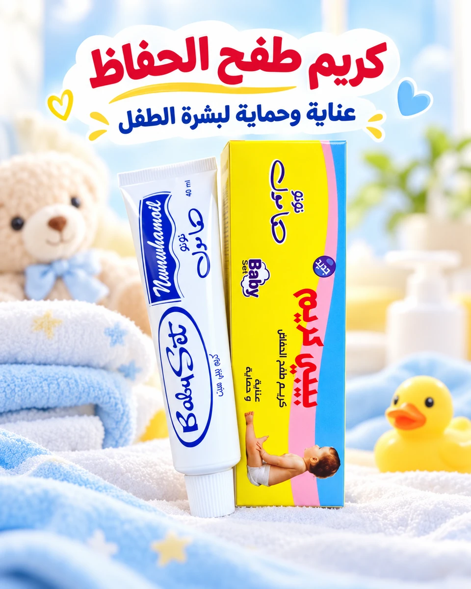 كريم طفح الحفاظ للأطفال