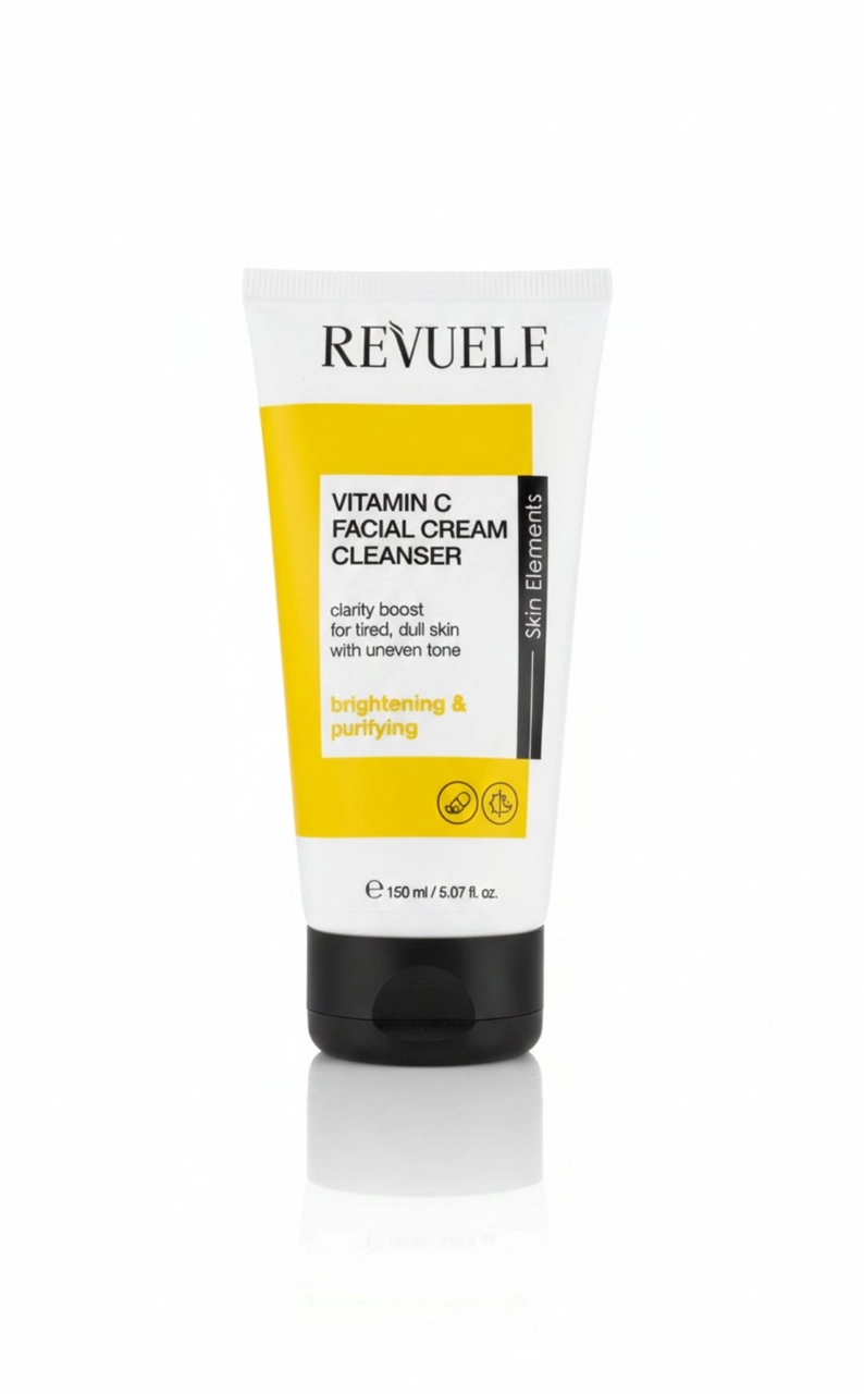 غسول فيتامين C للوجه – تفتيح وتنقية البشرةRevuele – Vitamin C Facial Cream Cleanser