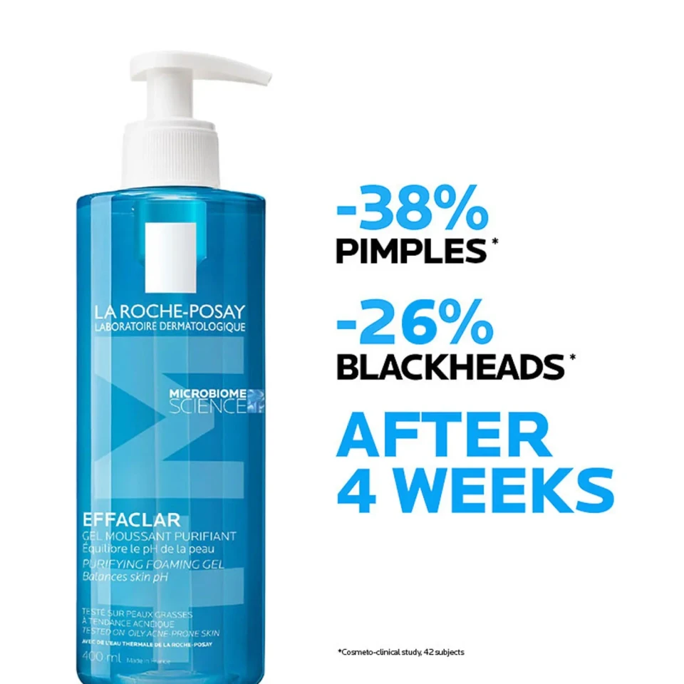 La Roche-Posay Effaclar Purifying Foaming Gel Cleanser for Oily Skin 400mL