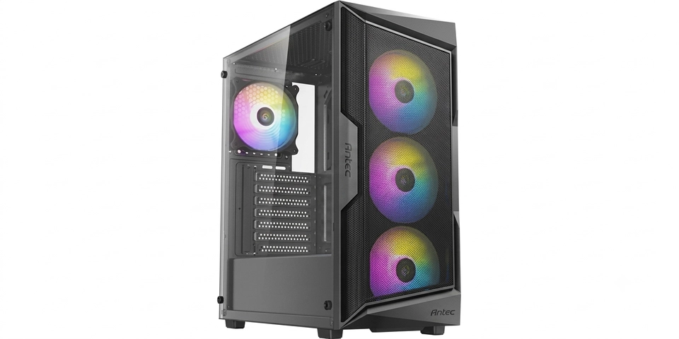 Xander Velox Flow e-ATX Medium Case, Front Mesh, Side GlassZigmatec Aqua v Air Arctic Medium CaseSilverstone Sita H1 Medium CaseAntique ax61 elite medium gaming case + Antique atom b650 power supply