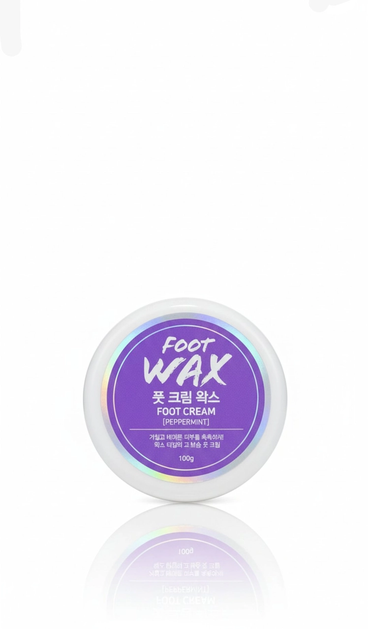 كريم شمعي لترطيب القدم بالنعناعFoot Wax Foot Cream (Peppermint)