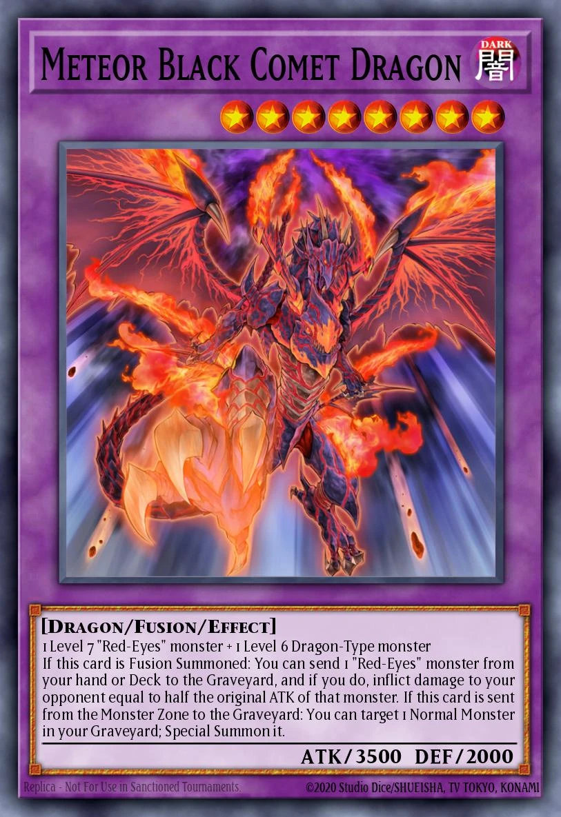 Meteor Black Comet Dragon - GFTP-EN096 - Ultra Rare - 1st Edition