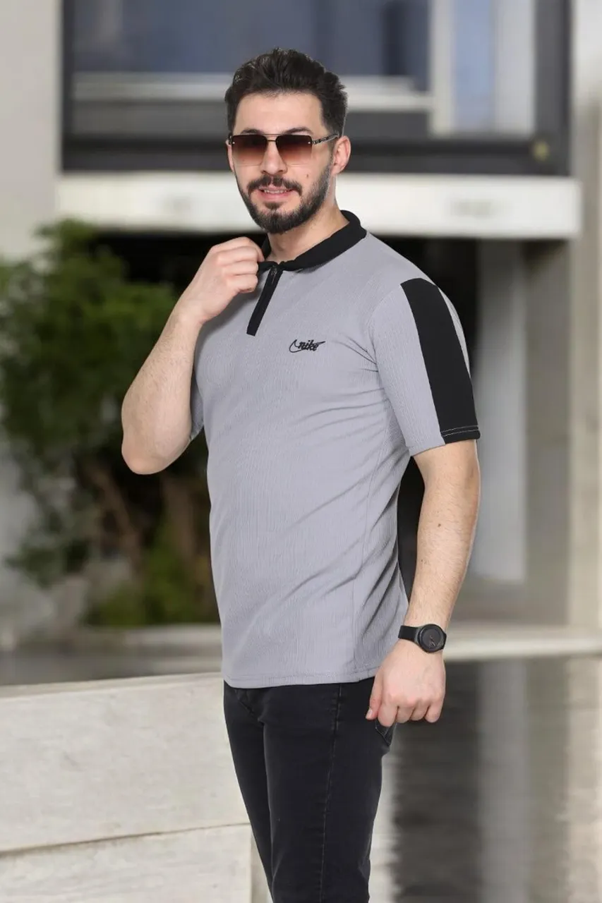 بلوزة رجالي جاكار زبدة محززة فل ليكرا مريحة كتير 🫰 