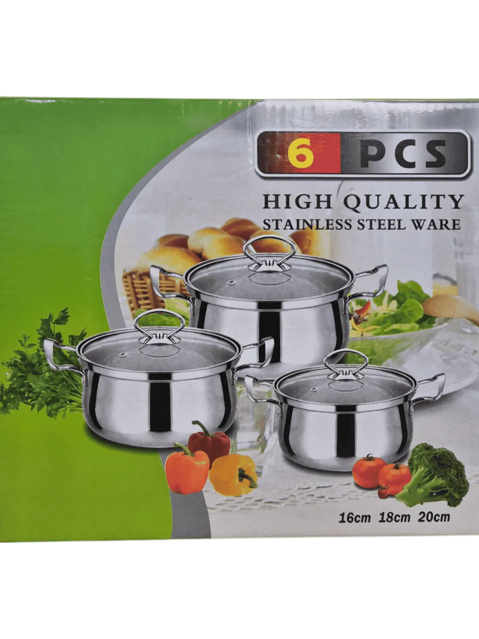 سيت جدر استانلس ستيل – 3 قطع عالية الجودة