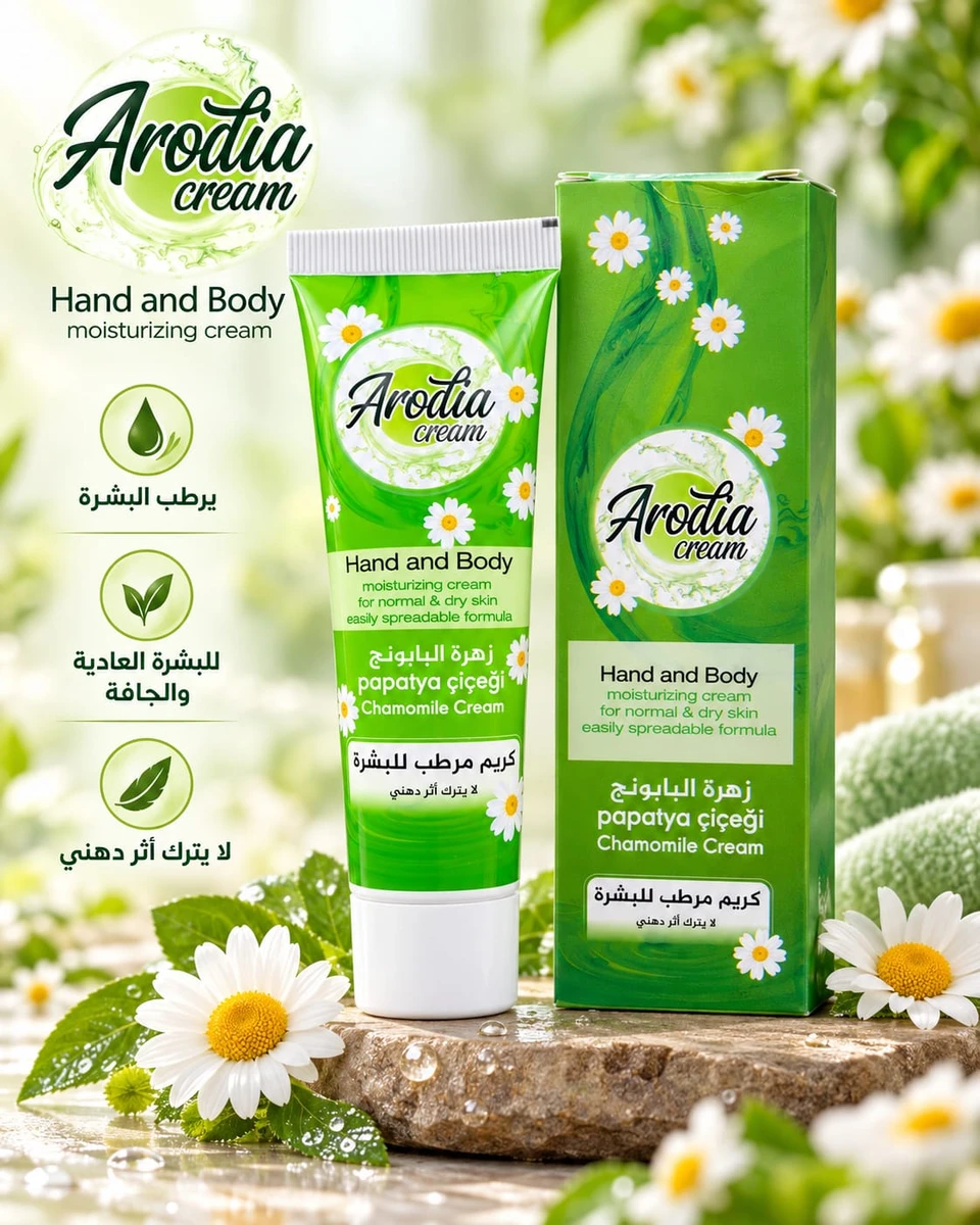 كريم أروديا مرطب لليدين والجسم 🌿