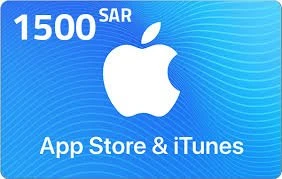بطاقة ايتونس 1500 ريال