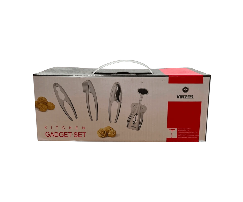 Multi-tool kitchen set with metal stand