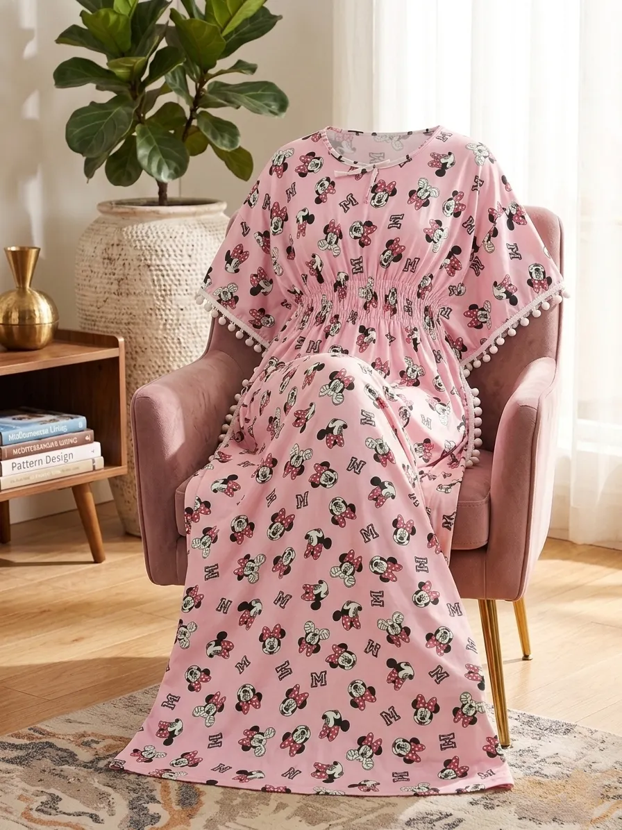 حجم كبير 👗 دشداشة نسائي زبدة تقيلة❤️