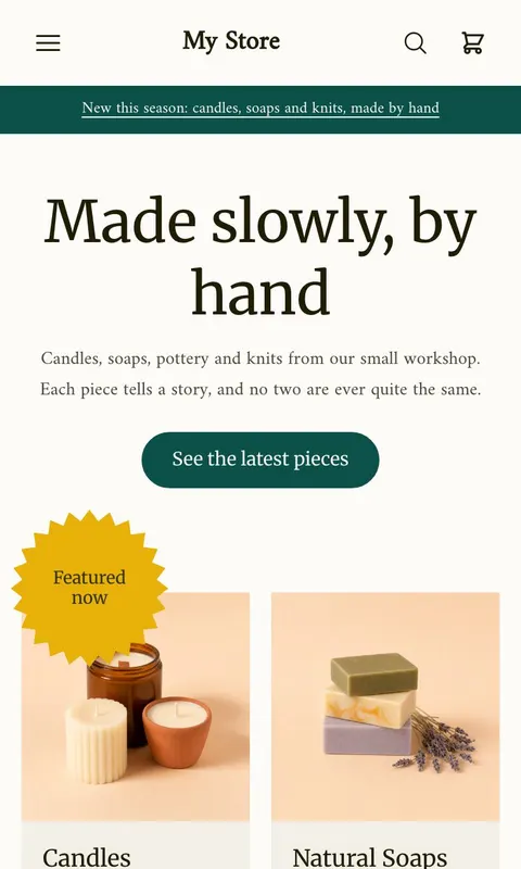 Hirfa - Handmade & Gifts store template