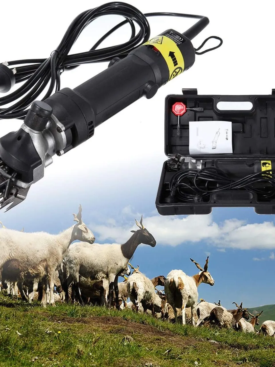 sheep wool cutting machine