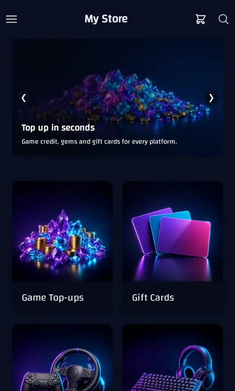 Gamer - Gaming store template