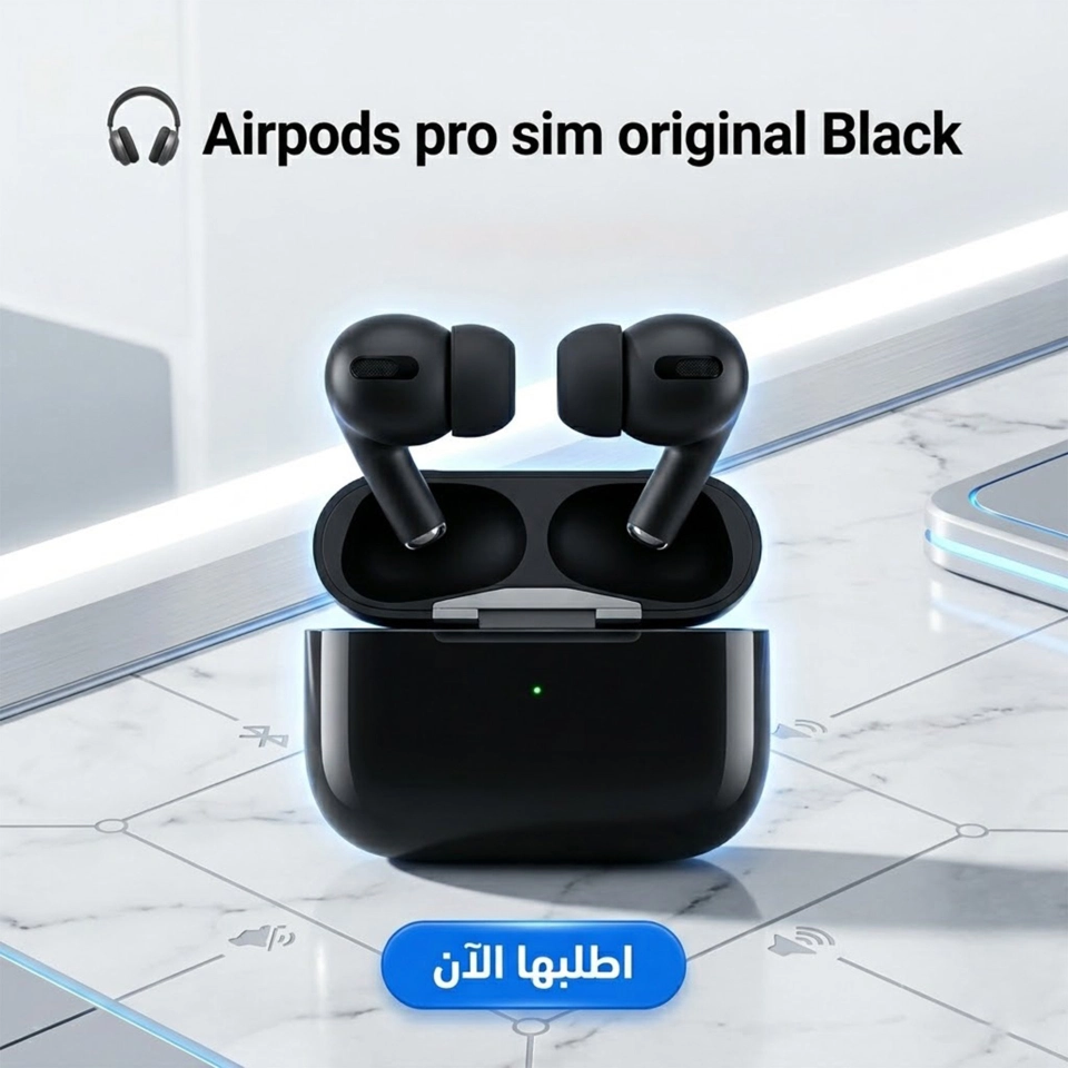 Airpods pro sim original Black