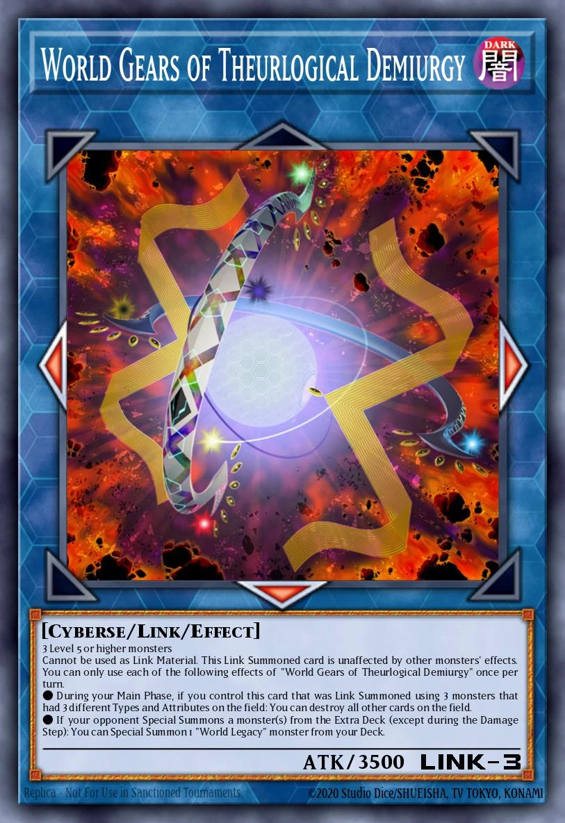 World Gears of Theurlogical Demiurgy - CRBR-EN044 - Rare - 1st Edition