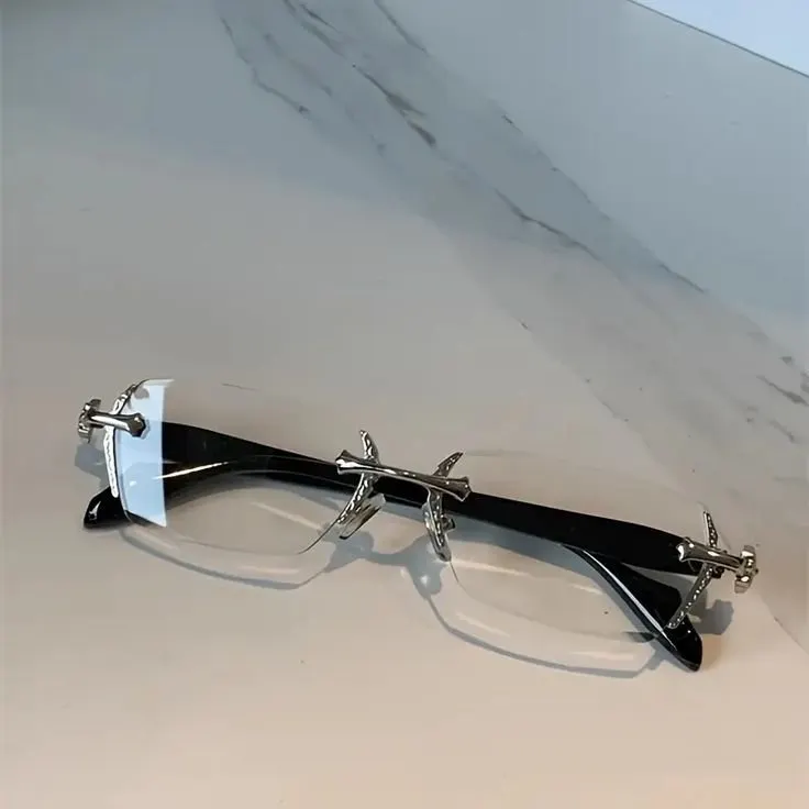 نظارات فريملس  فضي