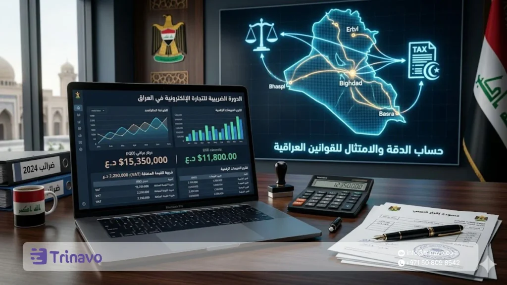 كيف يتم احتساب الضريبة على الشركات في العراق؟