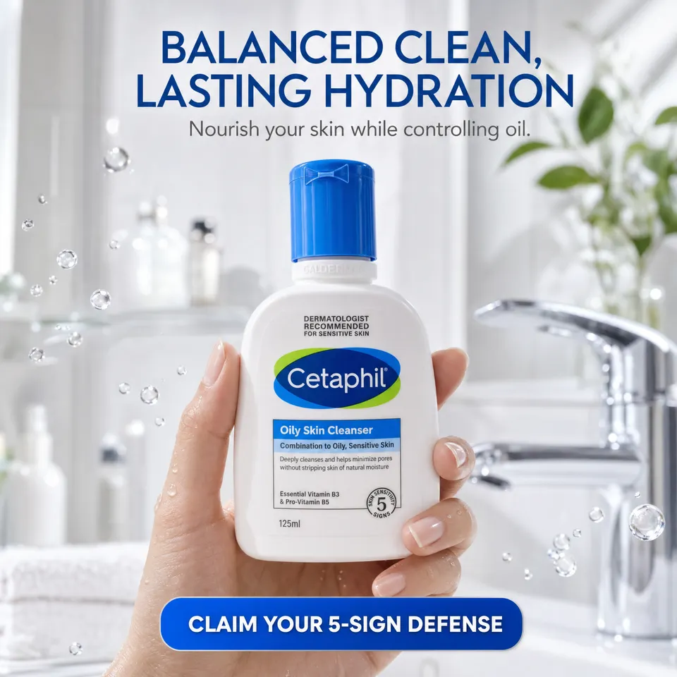 Cetaphil Combination to Oily Skin Cleanser – 125ml