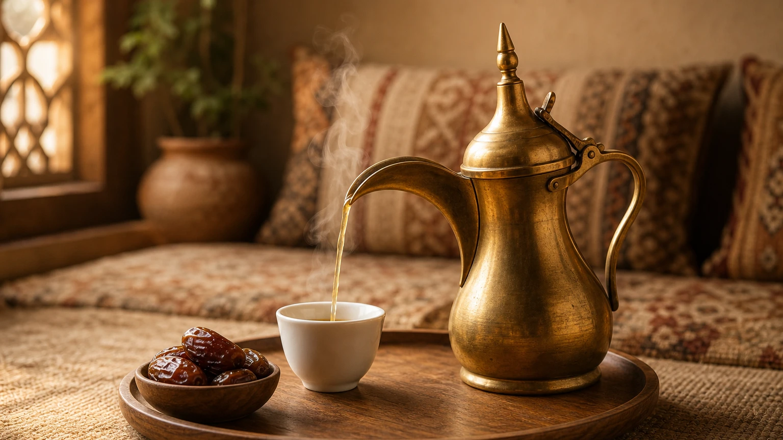 آداب تقديم القهوة العربية